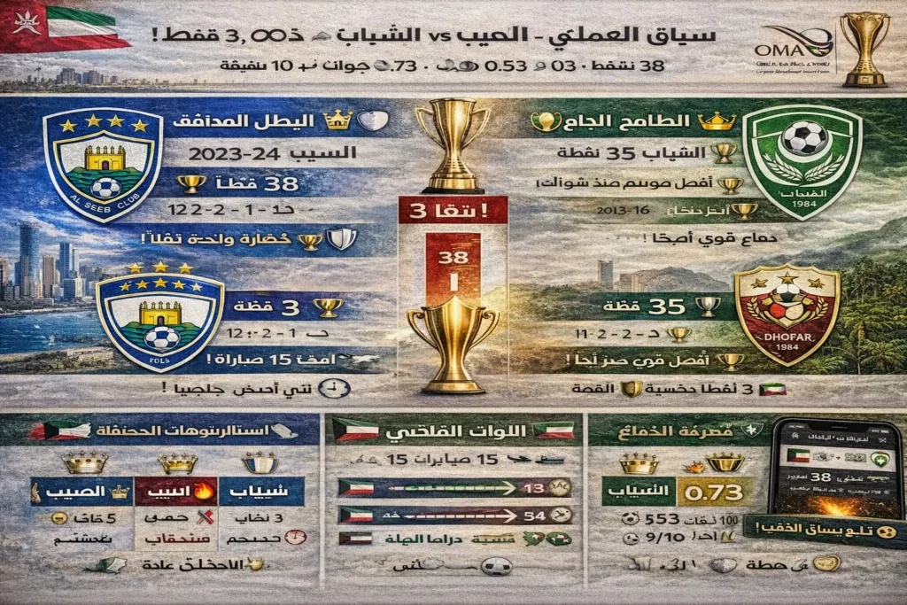 السيب ضد الشباب-2026-معركة-اللقب-ثلاث-نقاط